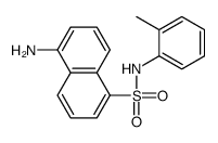 5-amino-N-(2-methylphenyl)naphthalene-1-sulfonamide Structure