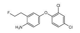 4-(2,4-dichlorophenoxy)-2-(2-fluoroethyl)aniline Structure