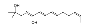 N-(2-hydroxy-2-methylpropyl)deca-2,4,8-trienamide Structure