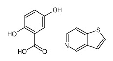 2,5-dihydroxybenzoic acid,thieno[3,2-c]pyridine Structure