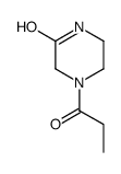 Piperazinone, 4-(1-oxopropyl)- (9CI)结构式