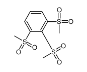 1,2,3-tris(methylsulfonyl)benzene Structure