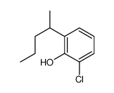 2-chloro-6-pentan-2-ylphenol Structure