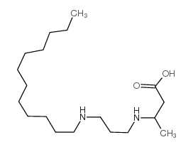 3-[[3-(dodecylamino)propyl]amino]butyric acid Structure