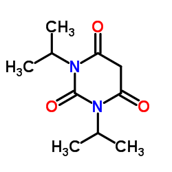 1,3-Diisopropyl-2,4,6(1H,3H,5H)-pyrimidinetrione Structure