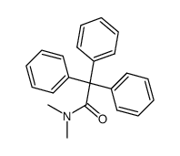 NN-dimethyl-2,2,2-triphenylacetamide Structure
