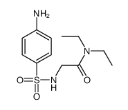 2-[(4-aminophenyl)sulfonylamino]-N,N-diethylacetamide Structure