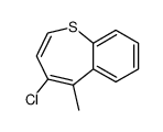4-Chlor-5-methyl-1-benzothiepin Structure