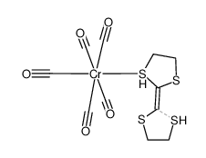 [2,2'-bi(1,3-dithioanylidene)-S]pentacarbonylchromium(0) Structure