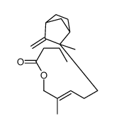 beta-santalyl butyrate Structure