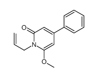 6-methoxy-4-phenyl-1-prop-2-enylpyridin-2-one Structure
