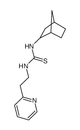 1-((1S,4R)-bicyclo[2.2.1]heptan-2-yl)-3-(2-(pyridin-2-yl)ethyl)thiourea Structure