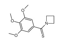 azetidin-1-yl-(3,4,5-trimethoxyphenyl)methanethione Structure