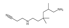 3-[(6-amino-3,3,5-trimethylhexyl)amino]propiononitrile Structure