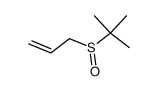 1-(t-butylsulfinyl)prop-2-ene结构式