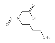 2-(nitroso-pentyl-amino)acetic acid结构式
