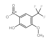 3-甲氧基-6-硝基三氟甲基苯酚结构式
