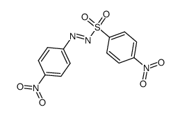 (4-nitro-benzenesulfonyl)-(4-nitro-phenyl)-diazene Structure