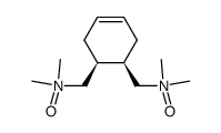 cis-N,N,N',N',-Tetramethyl-4-cyclohexen-1,2-bis(methylamin)-N,N'-dioxid结构式