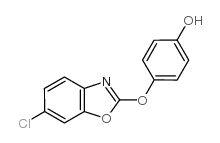 4-[(6-Chloro-1,3-benzoxazol-2-yl)oxy]phenol Structure