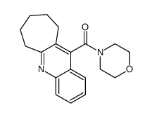 morpholin-4-yl(7,8,9,10-tetrahydro-6H-cyclohepta[b]quinolin-11-yl)methanone结构式