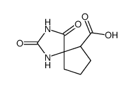 2,4-dioxo-1,3-diaza-spiro[4.4]nonane-6-carboxylic acid Structure