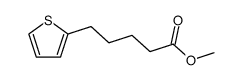 5-(thien-2-yl)valeric acid methyl ester Structure