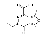 Isoxazolo[3,4-d]pyridazine-4-carboxylic acid, 6-ethyl-6,7-dihydro-3-methyl-7-oxo- (9CI) picture