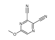 5-methoxypyrazine-2,3-dicarbonitrile结构式