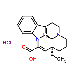 Apovincaminic acid hydrochloride salt结构式
