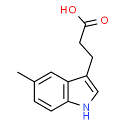 3-(5-Methyl-3-indolyl)propanoic Acid Structure