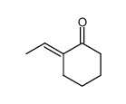 (E)-2-ethylidenecyclohexan-1-one Structure