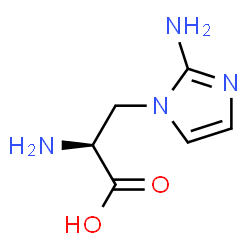 1H-Imidazole-1-propanoicacid,alpha,2-diamino-,(S)-(9CI)结构式