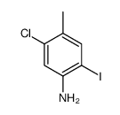 5-氯-2-碘-4-甲基苯胺结构式
