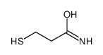 3-Mercaptopropionamide Structure