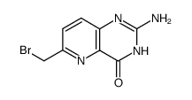 2-amino-4-oxo-6-(bromomethyl)pyridopyrimidine Structure