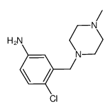 1-(2-chloro-5-amino-benzyl)-4-methyl-piperazine Structure
