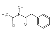 n-acetyl-n-hydroxy-2-phenylacetamide Structure