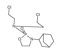 N,N-bis(2-chloroethyl)-3-norbornan-2-yl-2-oxo-1-oxa-3-aza-2$l^{5}-phos phacyclopentan-2-amine Structure