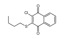 2-butylsulfanyl-3-chloronaphthalene-1,4-dione Structure