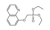 8-(diethoxyphosphorylmethoxy)quinoline结构式