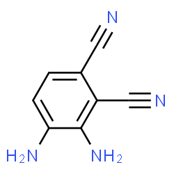 1,2-Benzenedicarbonitrile,3,4-diamino-结构式