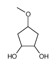 (1R*,2R*)-1,2-Dihydroxy-4-methoxycyclopentane Structure