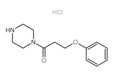 3-PHENOXY-1-PIPERAZIN-1-YL-PROPAN-1-ONE X HCL >98结构式