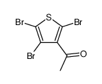 3-Acetyl-2,4,5-tribromothiophene Structure