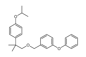 1-[2-methyl-1-[(3-phenoxyphenyl)methoxy]propan-2-yl]-4-propan-2-yloxybenzene结构式