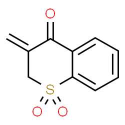 3-methenylthiochroman-4-one-1,1-dioxide Structure