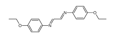 glyoxal-bis-(4-ethoxy-phenylimine) Structure