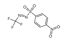 1-((4-nitrophenyl)sulfonyl)-2-(trifluoromethyl)diazene Structure
