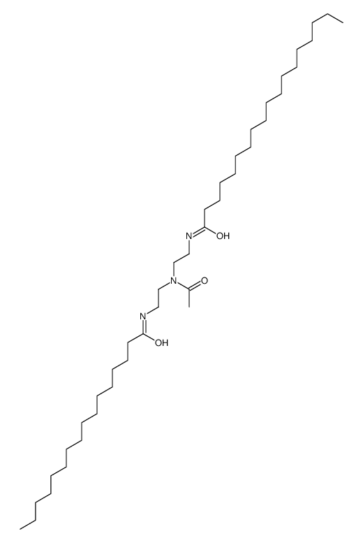 N-[2-[acetyl[2-[(1-oxohexadecyl)amino]ethyl]amino]ethyl]stearamide Structure